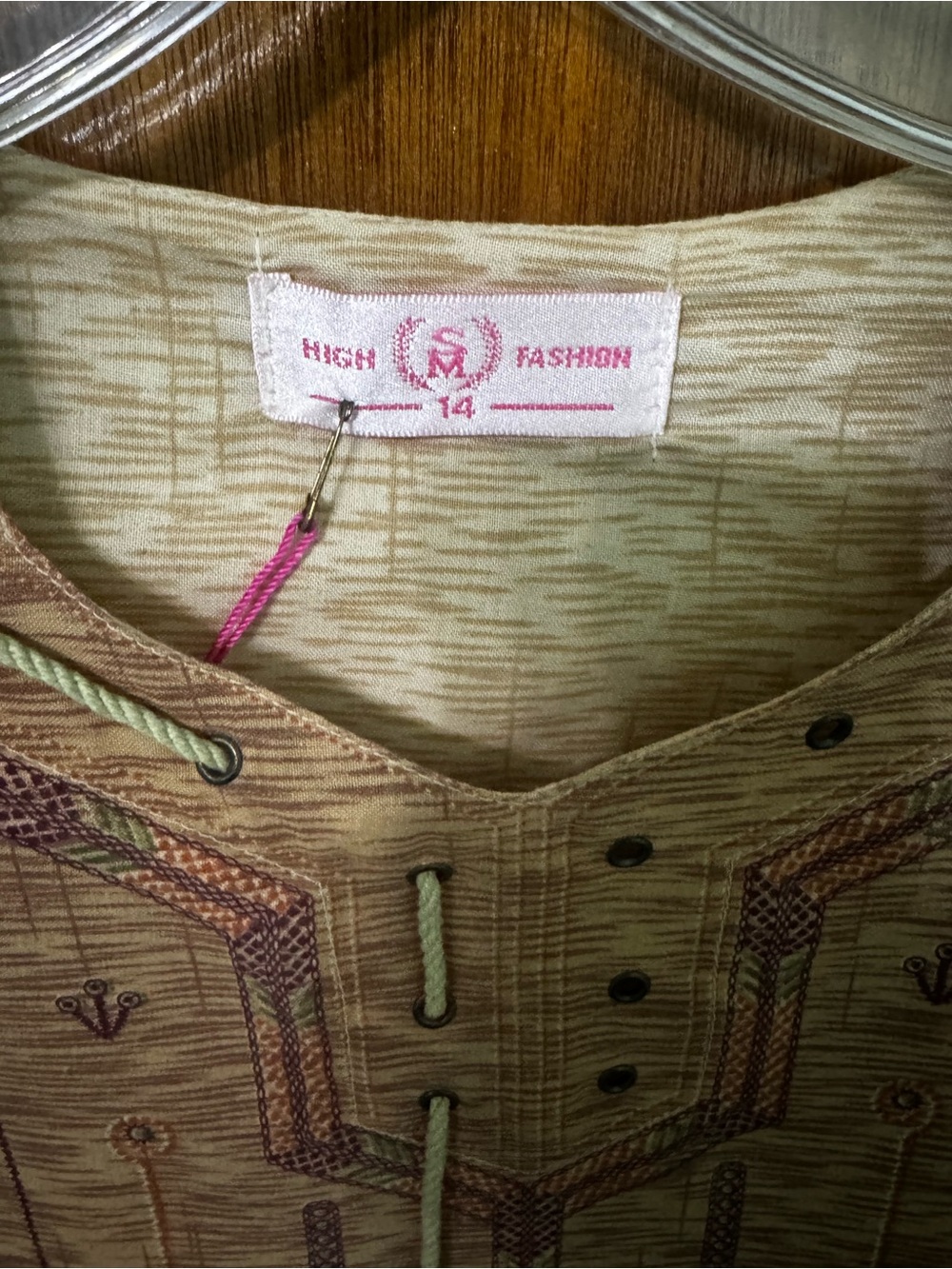 Beige Brown Women's short sleeve Thobe